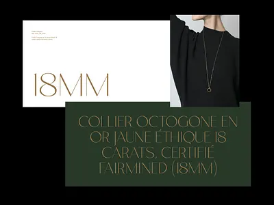 18mm clean design editorial elegant layout minimal typography whitespace