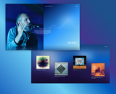 Music app artist fink gradient music album music app music app ui music art