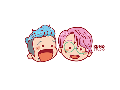 Kumo Studio Team rebound stationary stickermule