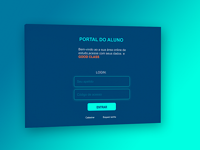 Screen of student dashboard art design flat minimal typography ui