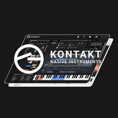 Native Instruments KONTAKT - UI/UX Redesign branding design graphic graphicdesign icon iconography ui uidesign ux vector