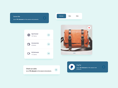 Webshop UI Components card ui daily ui dailyui ui ui design ui design daily ui kit ui pattern ui practice ux design webshop website design