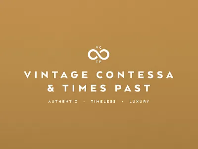 Vintage Contessa Logo brand design branding design identity identity design logo logo design luxury typography
