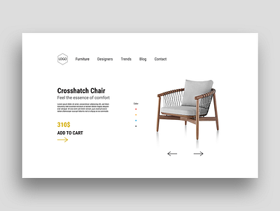 Furniture UI Design app branding design illustration logo minimal ui ux vector web