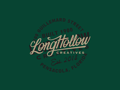 Long Hollow Creatives Branding branding design handdrawn handlettering logo