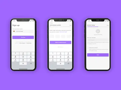 Sign up adobe xd adobexd africa concept design ghana mobile app otp phone number rotato sign up signup ui uidesign