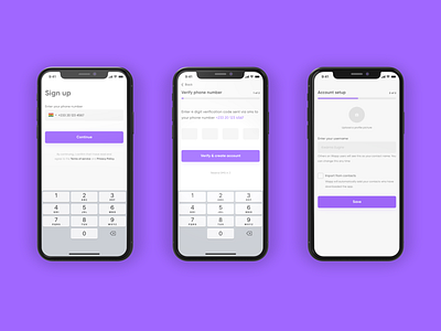 Sign up adobe xd adobexd africa concept design ghana mobile app otp phone number rotato sign up signup ui uidesign