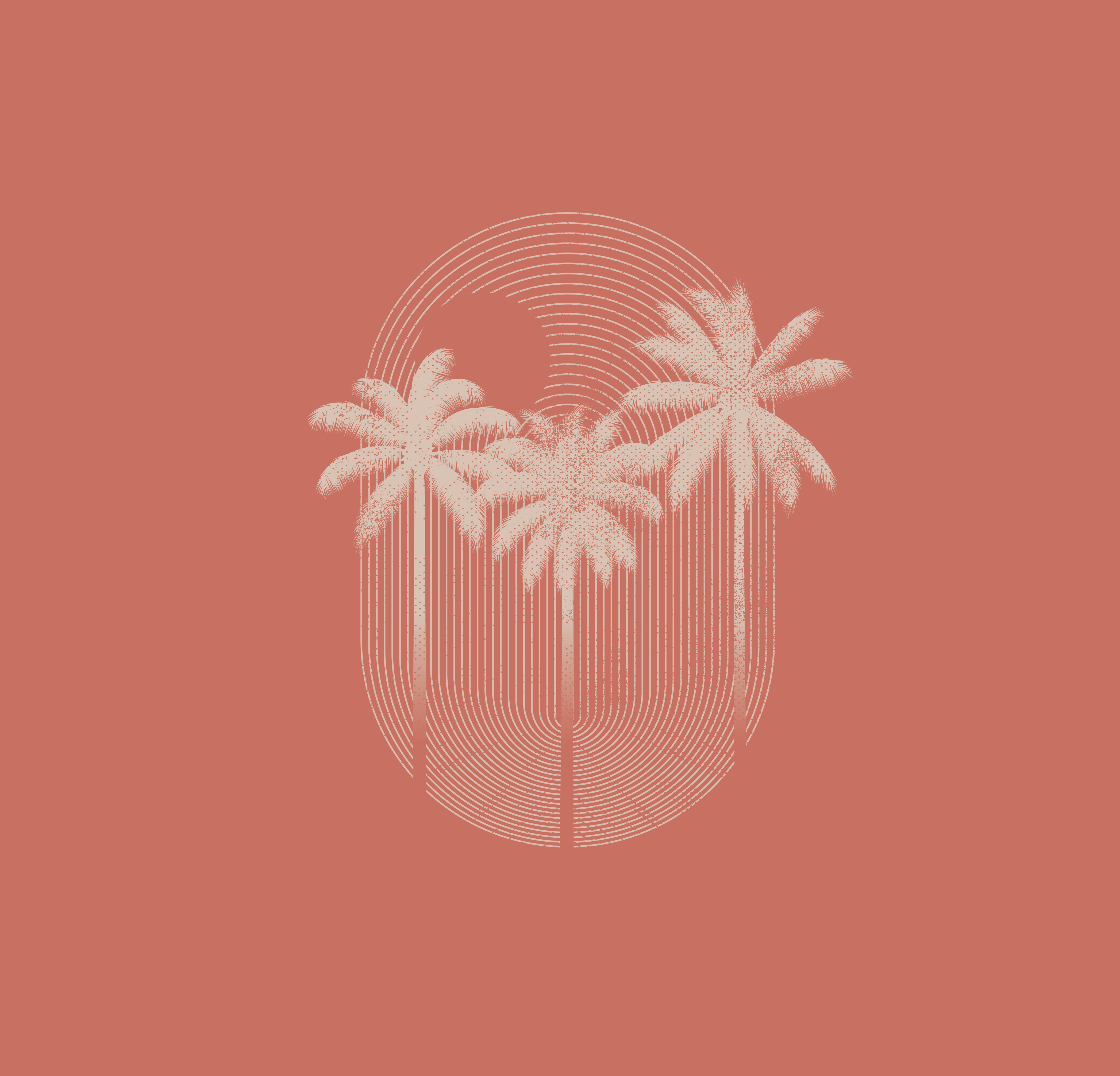 Example of Oval Palm Trees