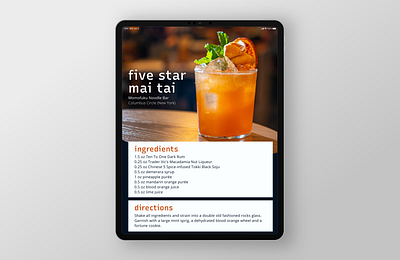 Daily ui 040 - Recipe 040 daily ui drink mai tai recipe