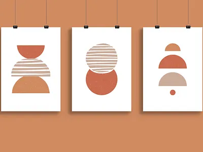 Boho Print Package bohemian boho design illustration illustrator minimal nebraska print design prints vector