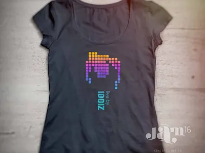 Tee logo branding graphic design illustration logo logo design print design tee shirt vector