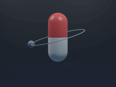 Pill Planet 3D_1 - Animated 3d 3d art animated gif blender3d render