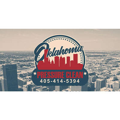 Oklahoma Pressure Clean Logo logo design