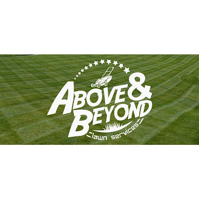Above and Beyond Logo (Old) lawn care logo design
