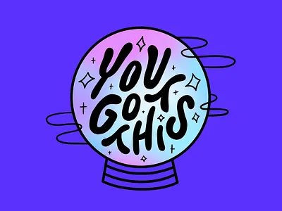 You Got This design handlettering illustration lettering sticker typography
