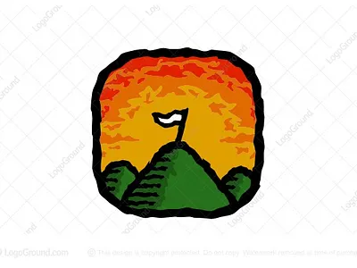 CLIMBED MOUNTAIN adventure adventures branding camp camping climb climber climbing design logo mountain mountain logo mountains nature outdoor outdoor logo outdoors vector