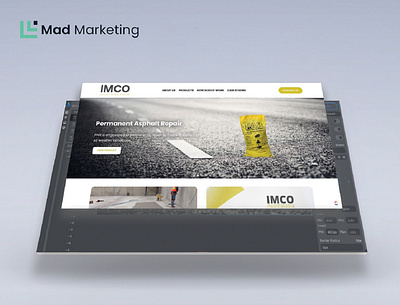 IMCO Australasia Website design mad marketing typography ui ui design uidesign web web design webdesign website website builder website design