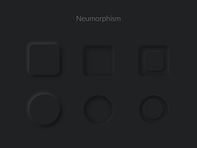 Neumorphism | Dark Mode adobe xd button creation design idea neumorphic design neumorphism skeumorphic studying trendy trendy design ui