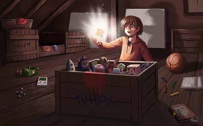 Lightbox Expo : Box of mystery 1 comic art digital art digital artist digital arts digital artwork digital illustration digital painting digitalart illustration keyframe storytelling visual development