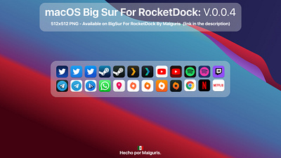 macOS Big Sur: new icons app apple bigsur chrome icons macos macos icon maiguris netflix origin spotify steam telegram twitch twitter ui whatsapp youtube