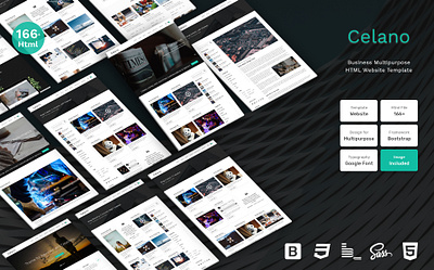 Celano - Business Multipurpose Clean Bootstrap Html Template blog clean creative ecommerce fashion store landing page minimal onepage portfolio