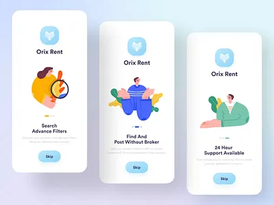 Orix Rent App Onboarding Animation animate animation app interaction app onboarding home rent illustration micro interaction microinteraction onboard onboarding onboarding screen onboarding screens onboarding ui real estate realestate rent rental rental app renting ui