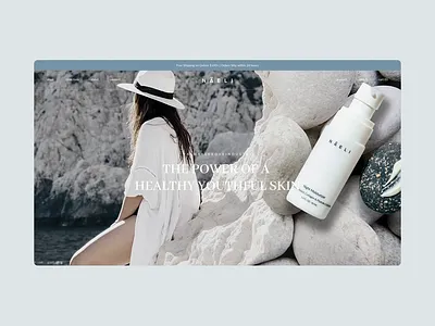 NĀELI Naturals adobe xd design graphic designer ui ux web design website