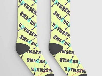 SMASH socks 2022 apparel creative product graphics logo original patterns skateboard socks