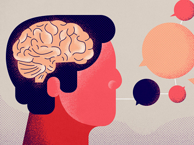 Brain's aging aging article illustration brain digital digitalart drawing illustration salipuma