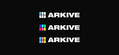 ARKIVE app branding design typography ui ux