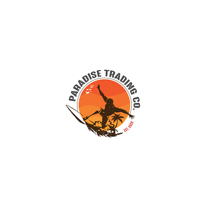 Paradise Logo branding design icon logo typography vector