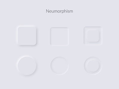 Neumorphism | Light Mode adobe xd button creation design idea mobile neumorphic button neumorphism studying trendy design ui