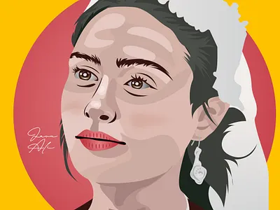 Esra Bilgic Vector Portrait design esra bilgic graphic designs illustration photo to vector vector vector portrait