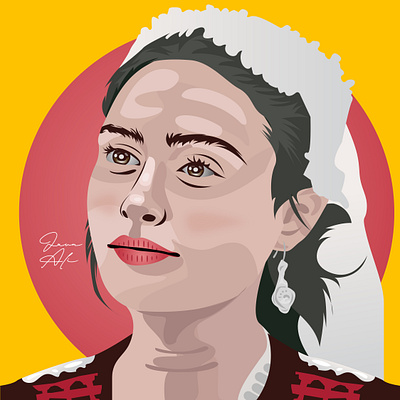 Esra Bilgic Vector Portrait design esra bilgic graphic designs illustration photo to vector vector vector portrait