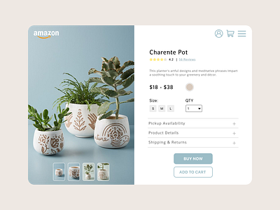 Daily UI 012 - E-Commerce Single Item amazon cart daily 100 challenge daily ui dailyui dailyui 012 dailyui challenge e commerce e commerce design e commerce shop purchase singleitem ui uidesign