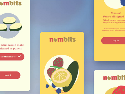 Adobe XD Playoff: Nombits Sign Up Form UI