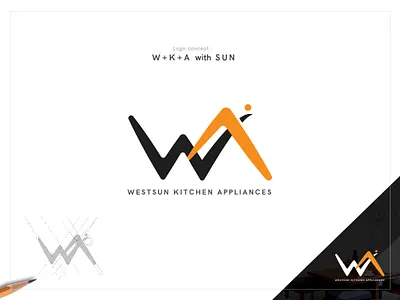 Minimal logo of kitchen Appliance art branding design flat icon illustrator lettering logo minimal vector