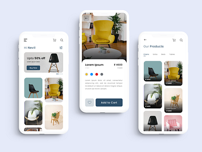 Furniture app app chairs design ecommerce furniture furniture app furniture store mobile ui ux visual design