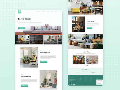 Furniture Website design furniture furniture store furniture website ui ux visual design web design website website design