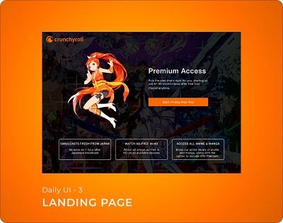 Landing Page 100 days challenge 100 days of ui branding design illustration typography ui ux web