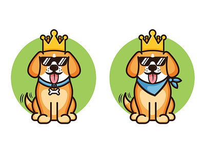 OhMyGod branding adorable art branding cool dog creative cute design designer dog logo fun design illustration king logo logodesigner logos mascot design pet lovers pets traveling vector