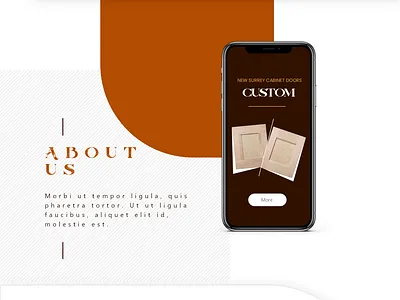 Customized furniture Company web application app furniturewebsite typography website concept websitedesign