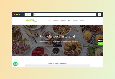 Web Design - Healthy Diet E-Commerce branding design ecommerce graphic design logo web design