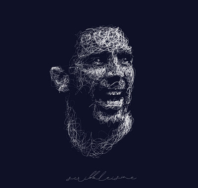 Buffon digital painting illustration italy juventus lineart portrait portrait art portrait illustration portrait painting scribble scribble art scribbles seriea serif typeface