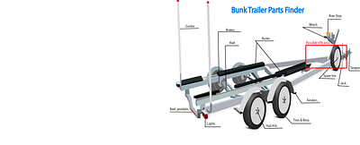 Trailer car flat illustration technical illustrator trailer vector