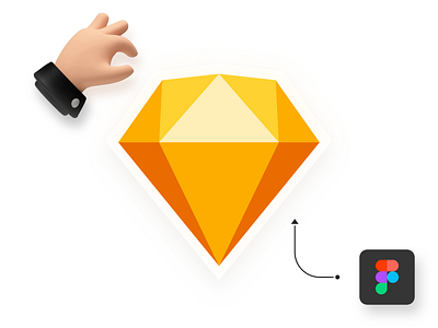 Using Sketch 2d 3d clean design figma illustration sketch software tool vector vs
