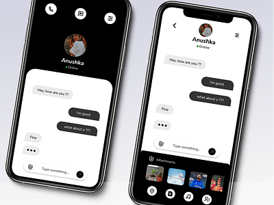 Chat App Design app app design apple chat app chatting app dashboard ui design flat ios app design ui
