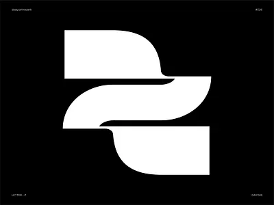 Letter Z - Experimental 36daysoftype branding experiment experimental flat icon letter letter logo letter z lettering type design typeface typography