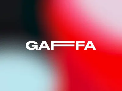 Gaffa Logo animated logo branding digital brand experimental logo logotype motion motion design motiongraphics tape theater thisisnotatape visual identity