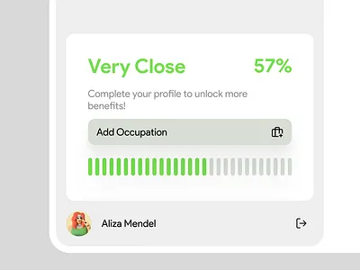 Progress status branding dashboard ui webdesign